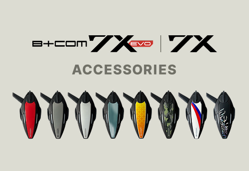 B+COM 7X EVO / 7X用 アクセサリー「フェイスプレート」 5月20日（水）出荷開始