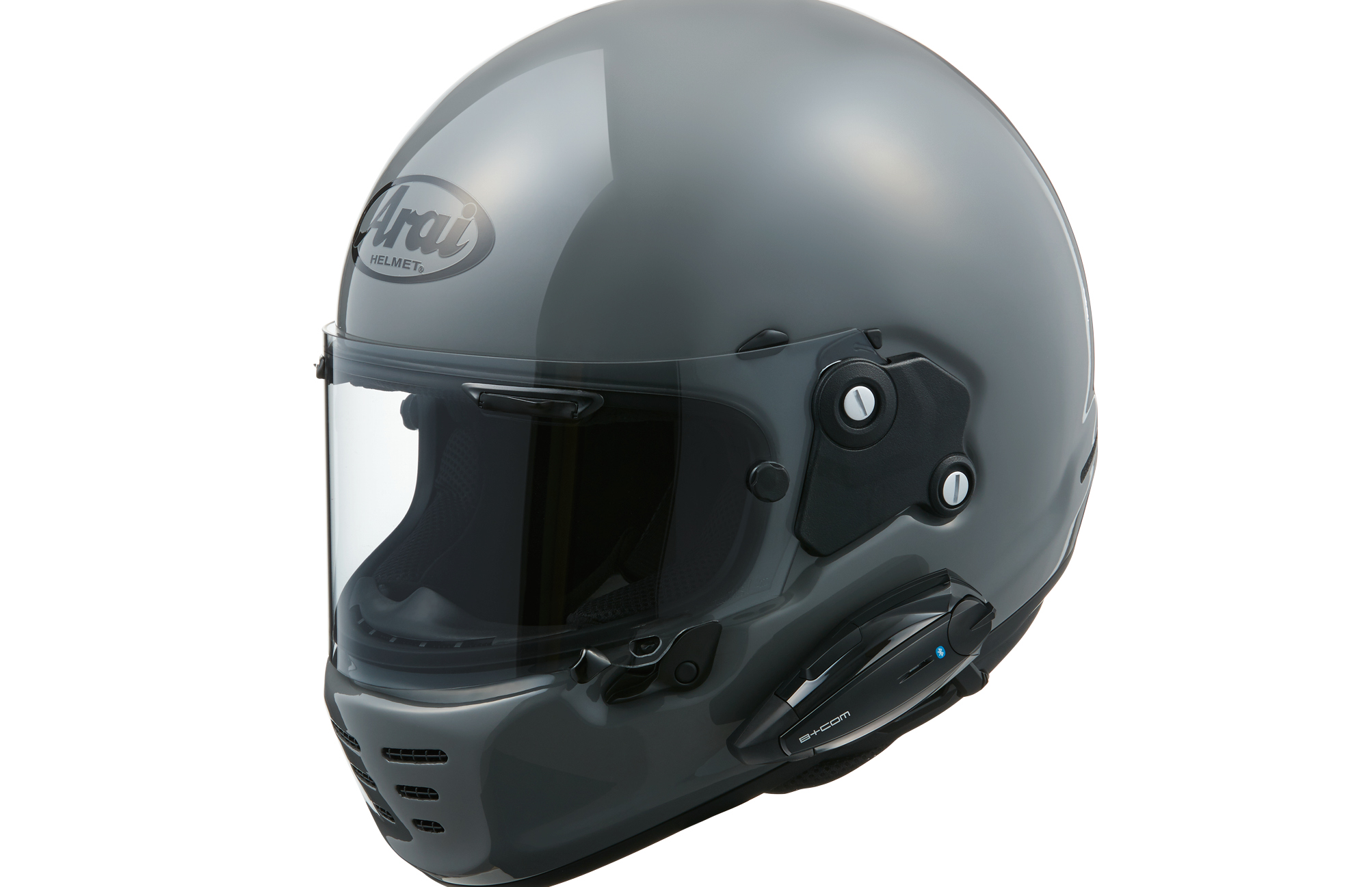 B+COM ONE バイク用インカム フルフェイスヘルメット取付方法 ARAI ...