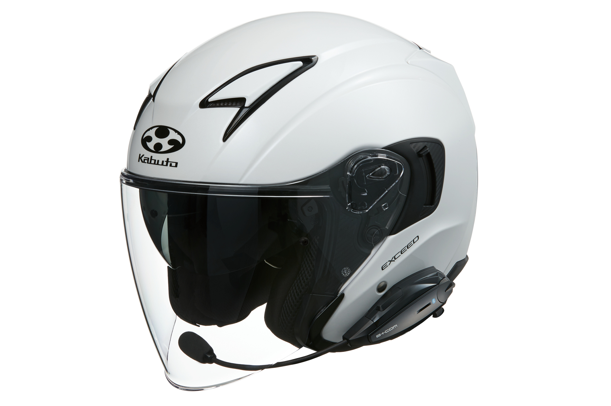 B+COM ONE バイク用インカム ジェットヘルメット取付方法 OGK KABUTO 