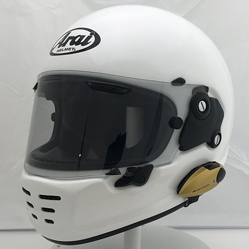 B+COM PLAY バイク用インカム フルフェイスヘルメット取付方法 Arai ...