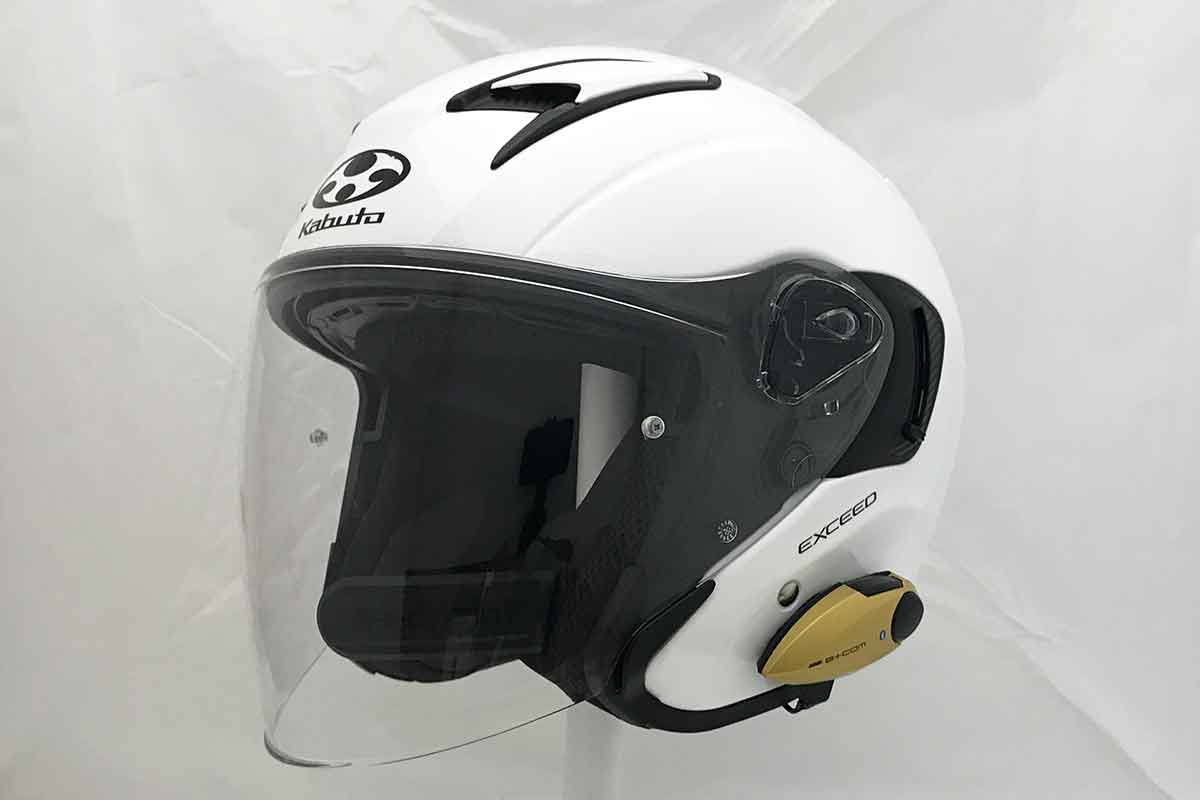 B+COM PLAY バイク用インカム ジェットヘルメット取付方法 OGK KABUTO 