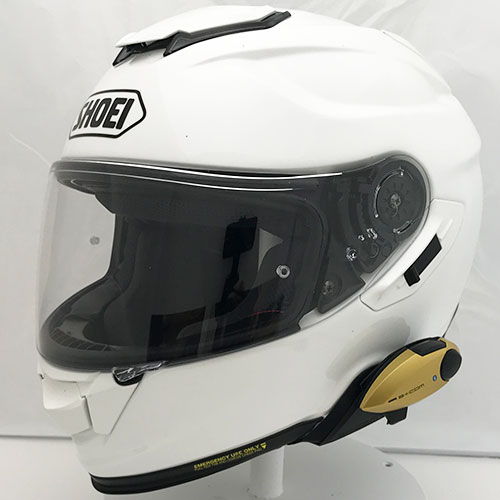 B+COM PLAY バイク用インカム フルフェイスヘルメット取付方法 SHOEI ...