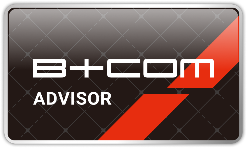 B+COM ADVISOR認定バッジ