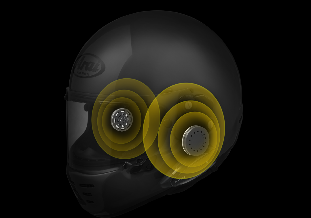 B+COMカスタムサウンドシリーズ ヘルメットスピーカーEXP01 コンセプト