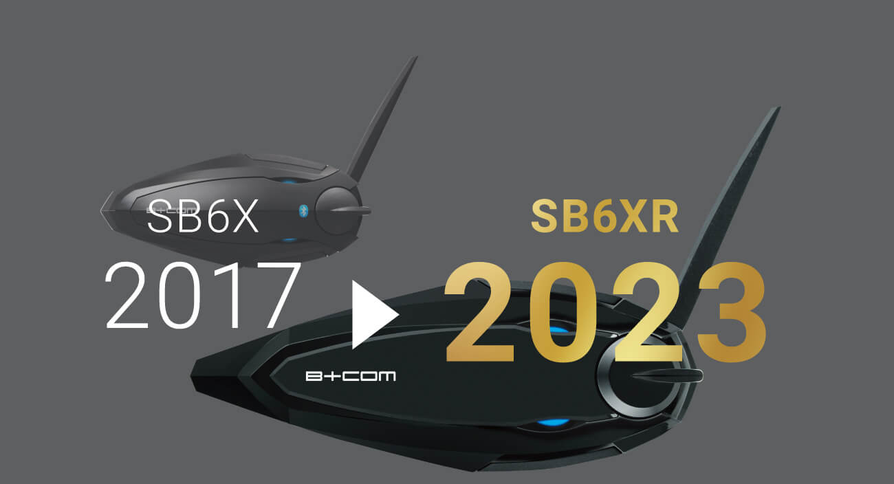 B＋COM SB6X  ブルーOP付 最新V5.5済　美品　SB6XR