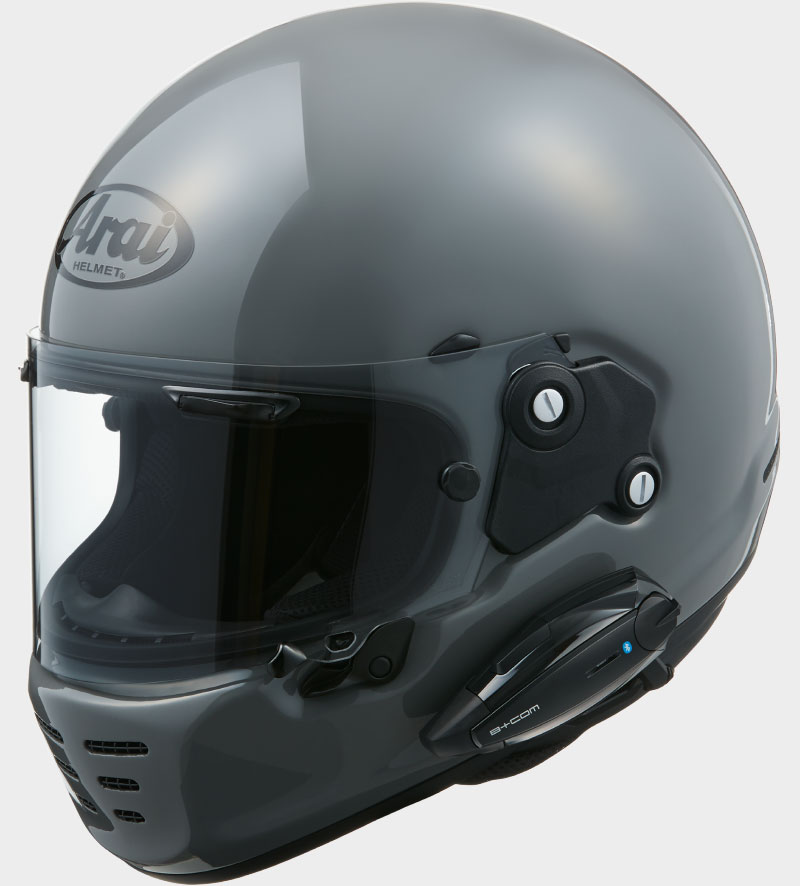 B+COM ONE バイク用インカム フルフェイスヘルメット取付方法 ARAI 