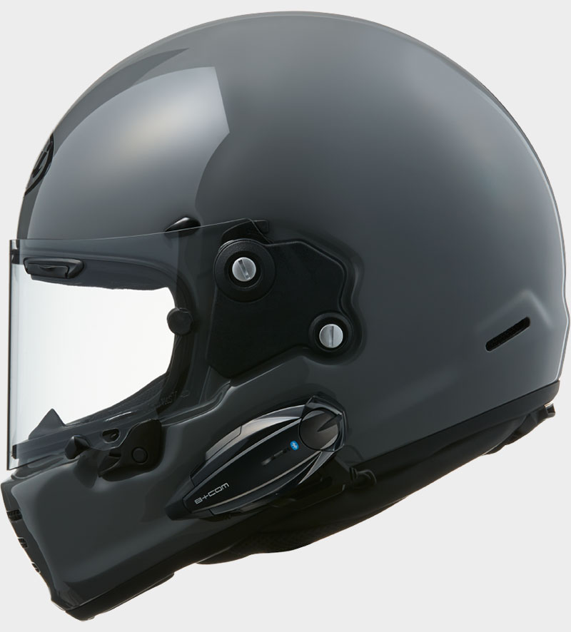 B+COM ONE バイク用インカム フルフェイスヘルメット取付方法 ARAI 