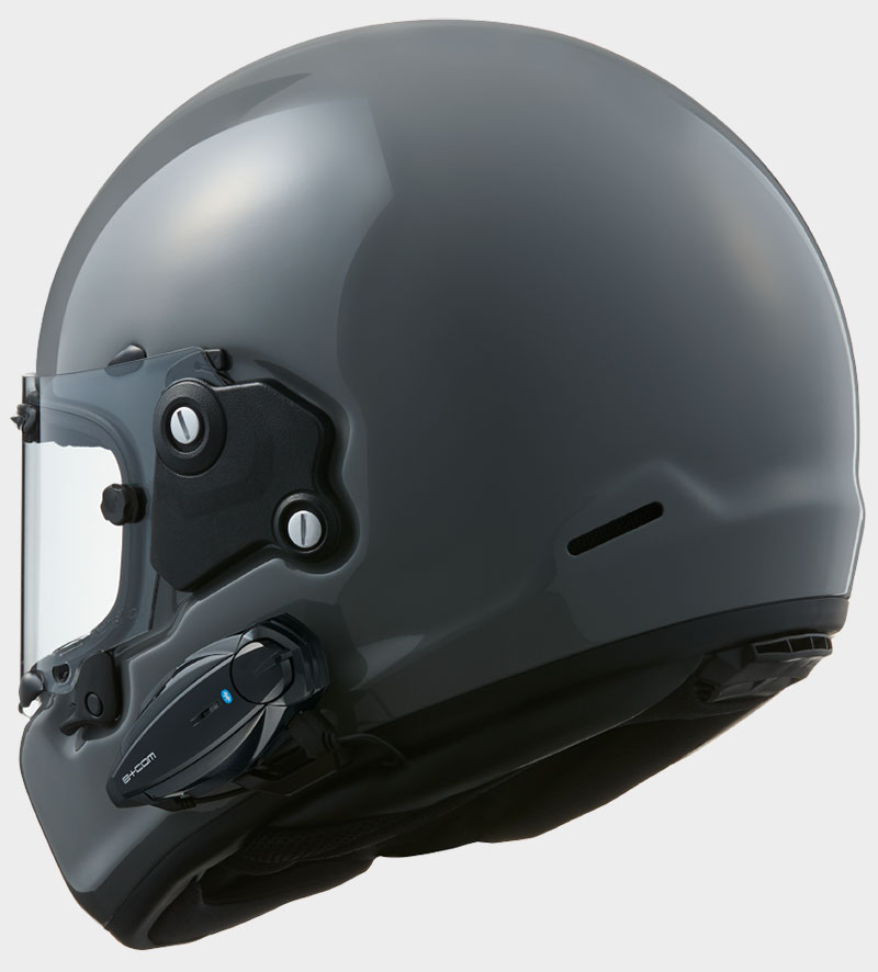 B+COM ONE バイク用インカム フルフェイスヘルメット取付方法 ARAI ...