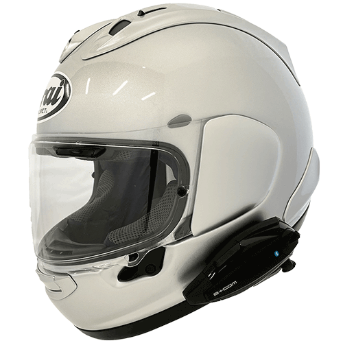 B+COM ONE バイク用インカム フルフェイスヘルメット取付方法 Arai RX 
