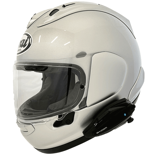 B+COM ONE バイク用インカム フルフェイスヘルメット取付方法 Arai RX ...