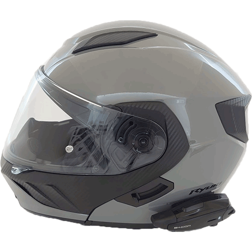 B+COM ONE バイク用インカム フルフェイスヘルメット取付方法 OGK 