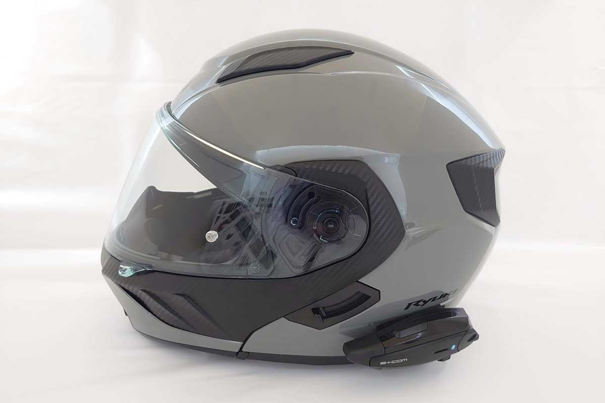 B+COM ONE バイク用インカム フルフェイスヘルメット取付方法 OGK ...