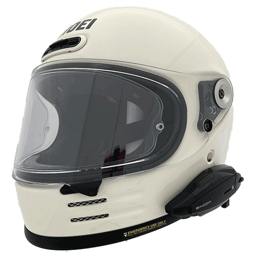 B+COM ONE バイク用インカム フルフェイスヘルメット取付方法 SHOEI