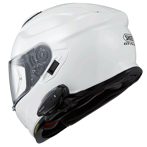 B+COM ONE バイク用インカム フルフェイスヘルメット取付方法 SHOEI GT