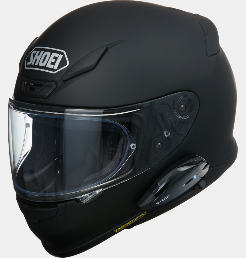 B+COM ONE バイク用インカム フルフェイスヘルメット取付方法 SHOEI Z 