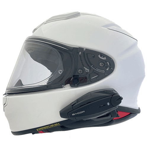 B+COM ONE バイク用インカム フルフェイスヘルメット取付方法 SHOEI Z 