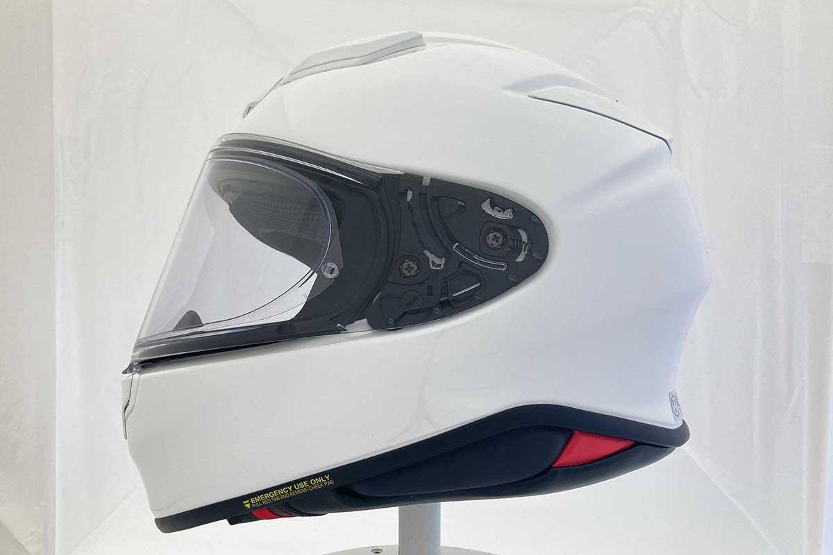 B+COM ONE バイク用インカム フルフェイスヘルメット取付方法 SHOEI Z ...