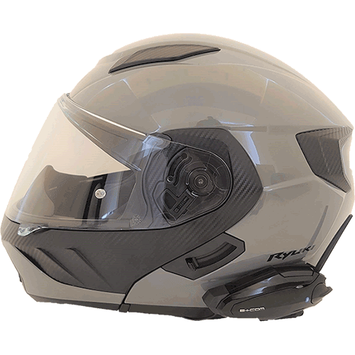 B+COM SB6X バイク用インカム フルフェイスヘルメット取付方法 OGK 